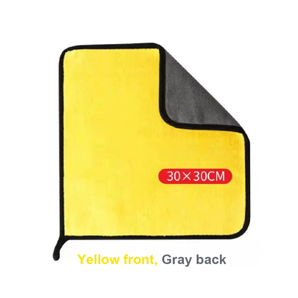 30X30Cm Car Wash Towel Supplies Microfiber Towel Cleaning Washing Accessories Auto Detailing Cloth Home Kitchen Supplies