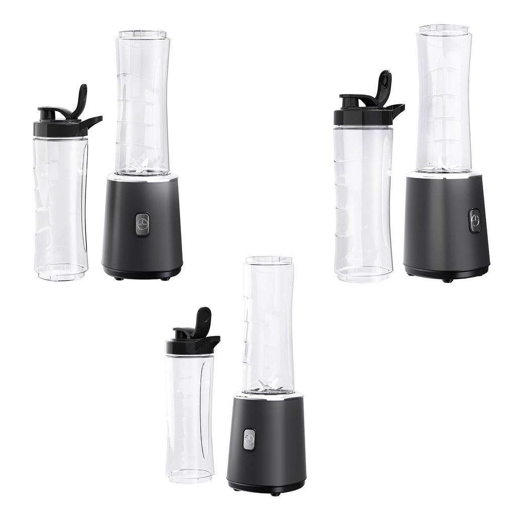 SUPERLEX Electric Juice Maker Portable Blender Smoothie Fruit Machine W/2 Bottle