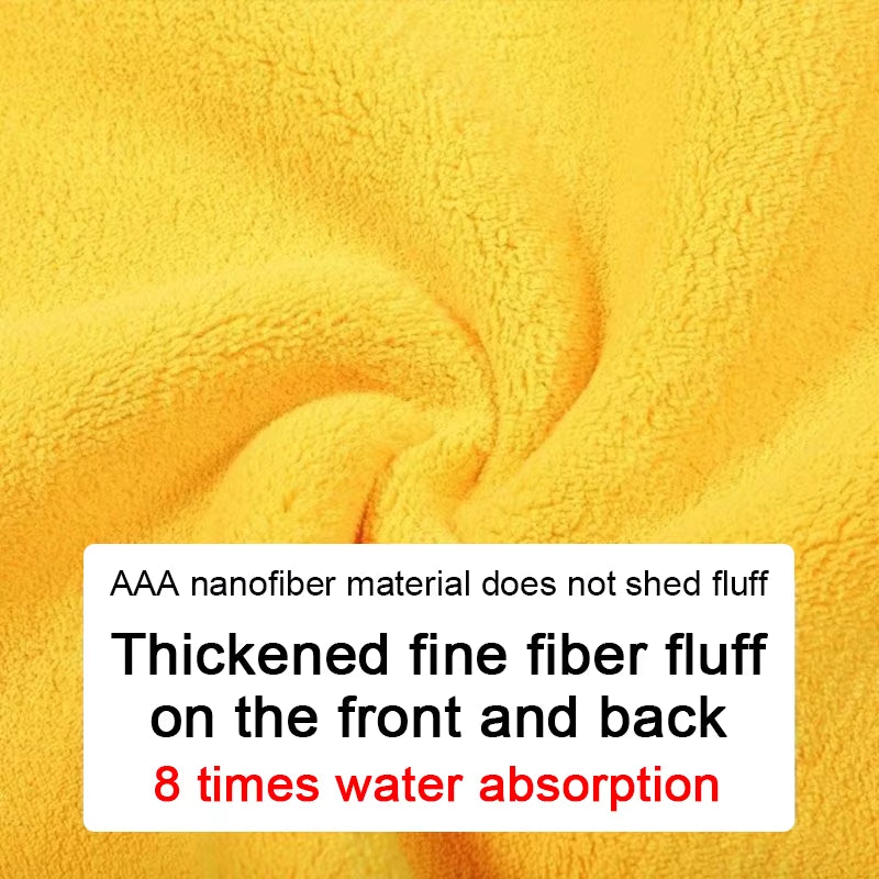 30X30Cm Car Wash Towel Supplies Microfiber Towel Cleaning Washing Accessories Auto Detailing Cloth Home Kitchen Supplies