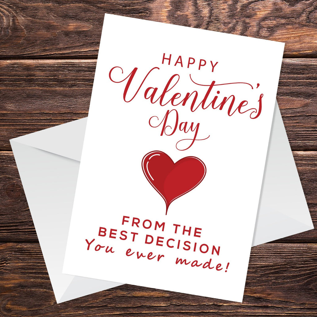 Funny Valentines Card for Him Her Valentines Day Card Wife Husband Boyfriend