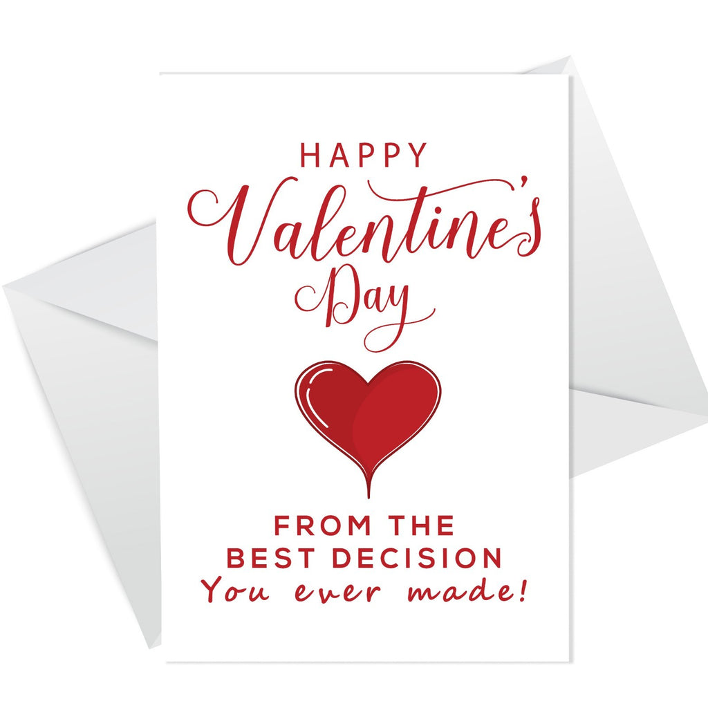 Funny Valentines Card for Him Her Valentines Day Card Wife Husband Boyfriend