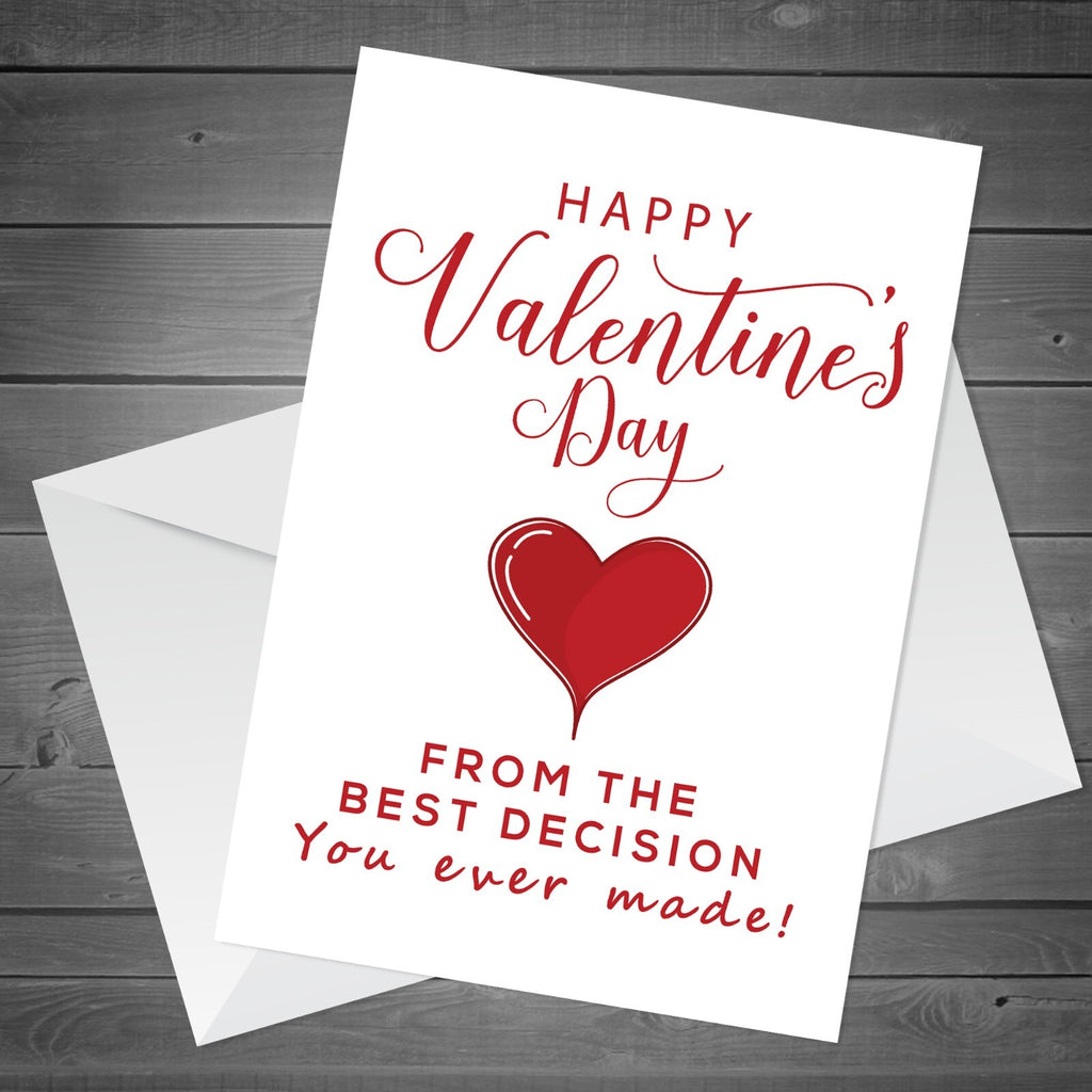 Funny Valentines Card for Him Her Valentines Day Card Wife Husband Boyfriend