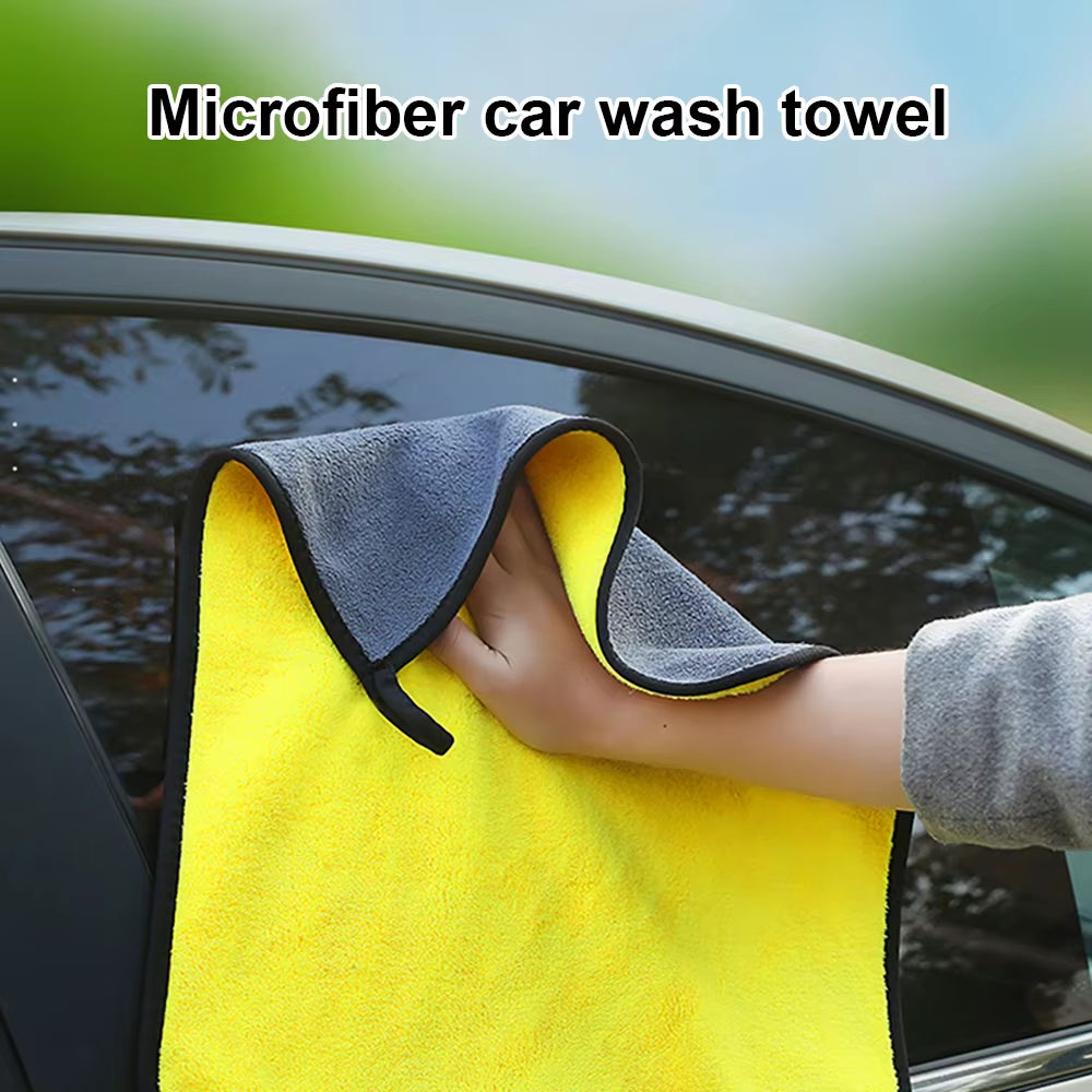 30X30Cm Car Wash Towel Supplies Microfiber Towel Cleaning Washing Accessories Auto Detailing Cloth Home Kitchen Supplies